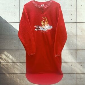 Disney Tiger Snowy cheer! Nightgown vintage 90’s size S